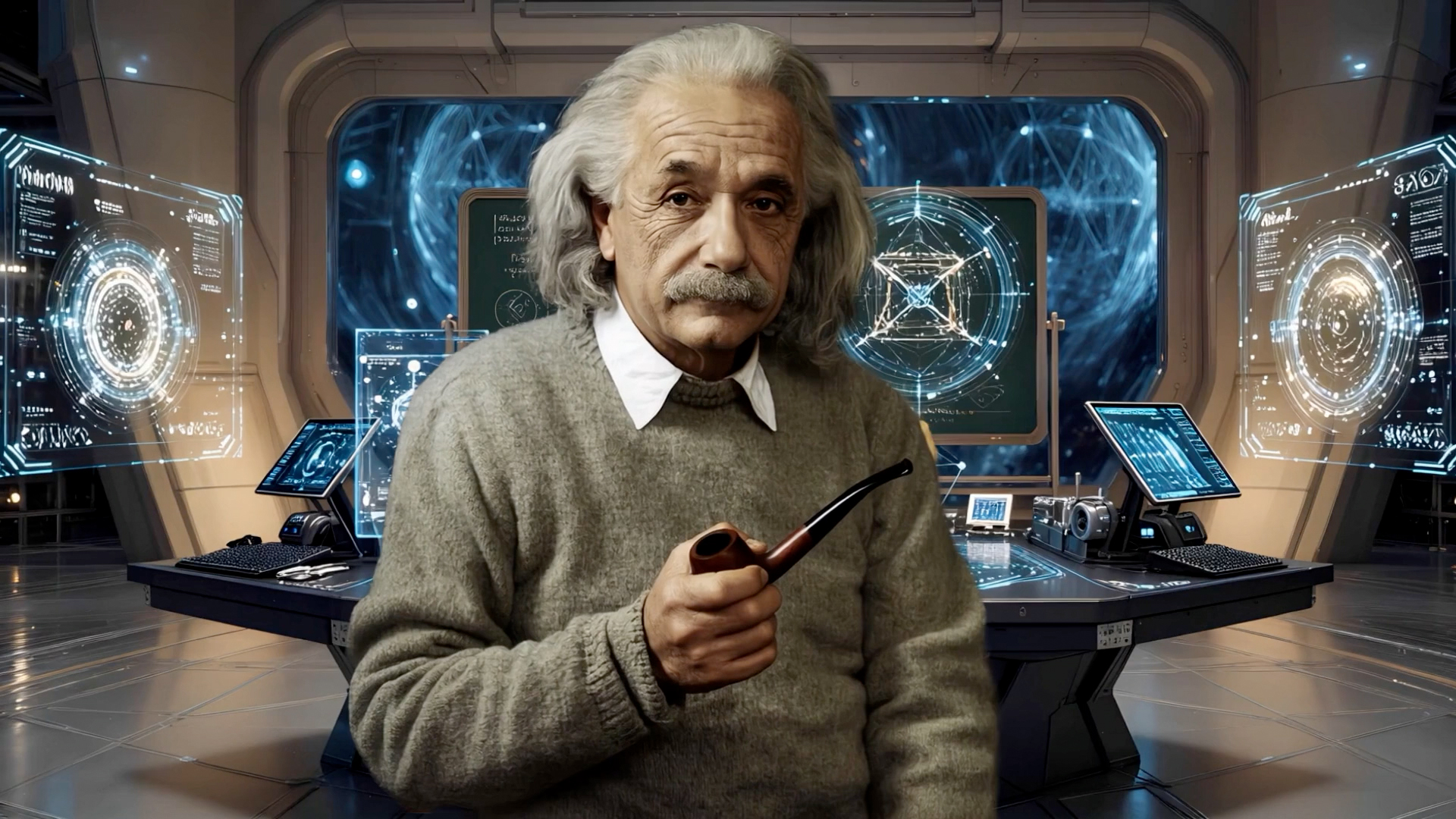 Albert Einstein is now a digital human. A conversational and interactive hologram created by Ailias.