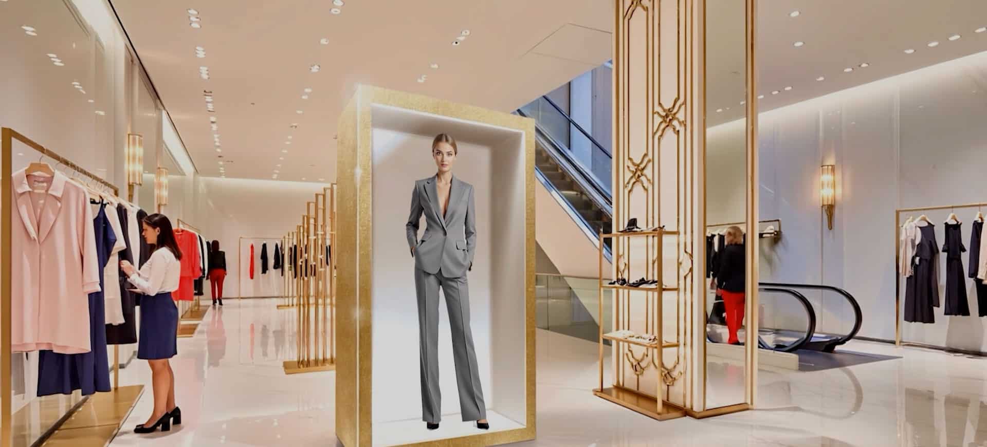 Ailias interactive holograms for retail and brand activations. holographic display for brand activation Ailias