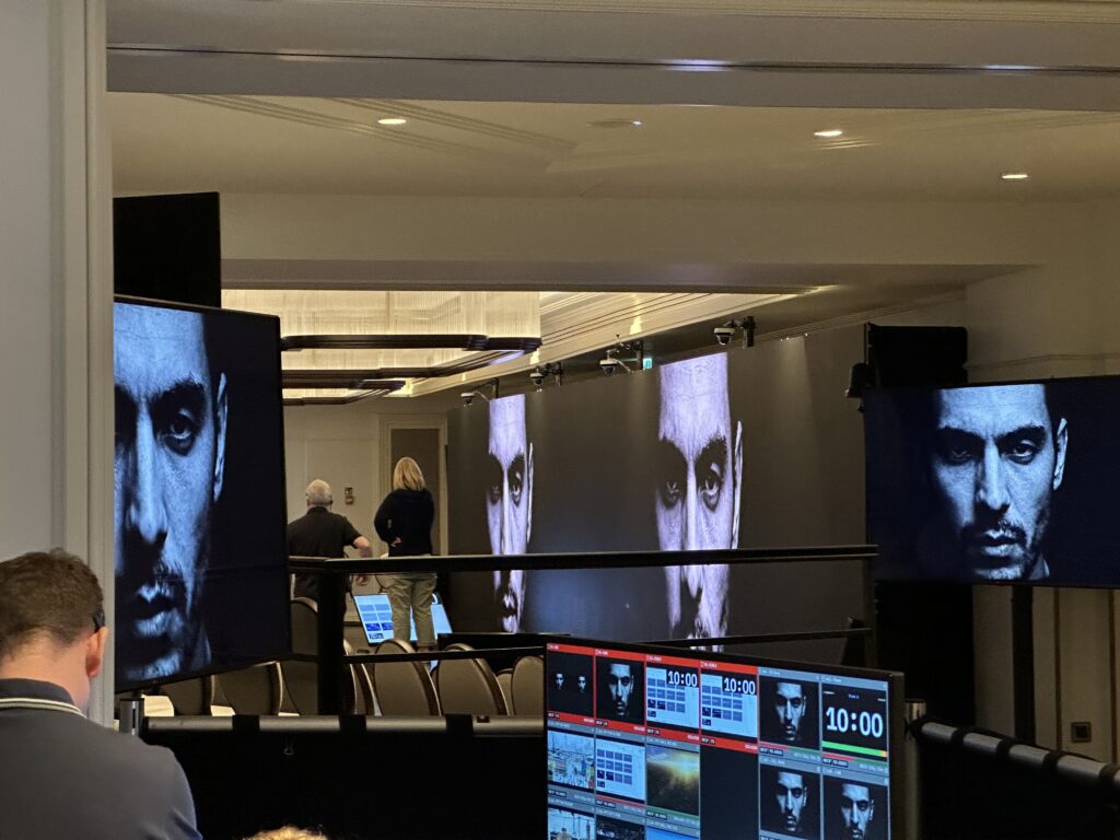 AI conversational hologram for events, conversational AI avatar at leadership summit