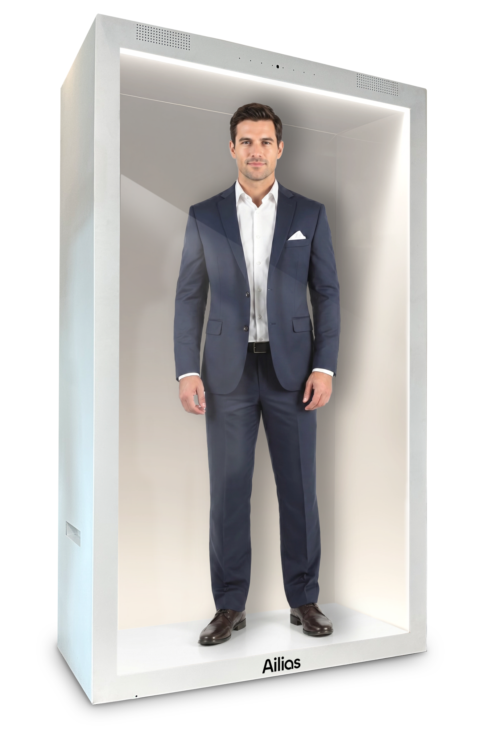 Hologram avatar interactive hologram by Ailias, Full conversation hologram technology for events and retail