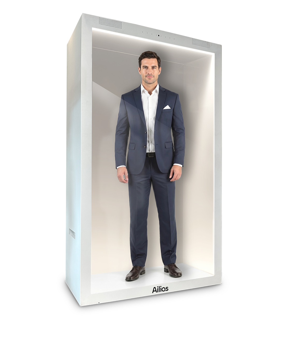Hologram avatar interactive hologram by Ailias, Full conversation hologram technology for events and retail