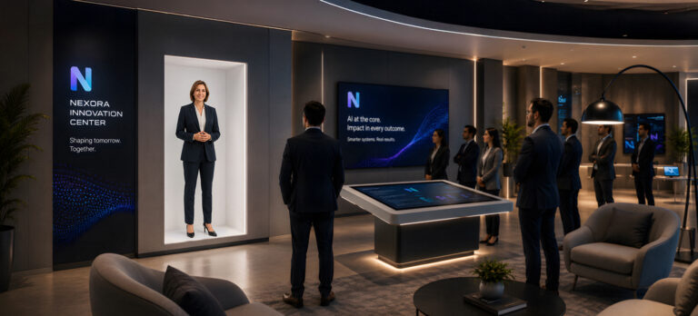 Corporate training CEO AI avatar hologram for business from Ailias