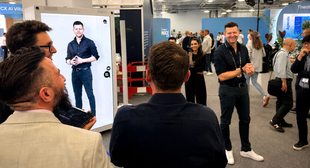 Ailias digital human of Philipp Heltewig, Chief AI Officer at NiCE, for NiCE World London,