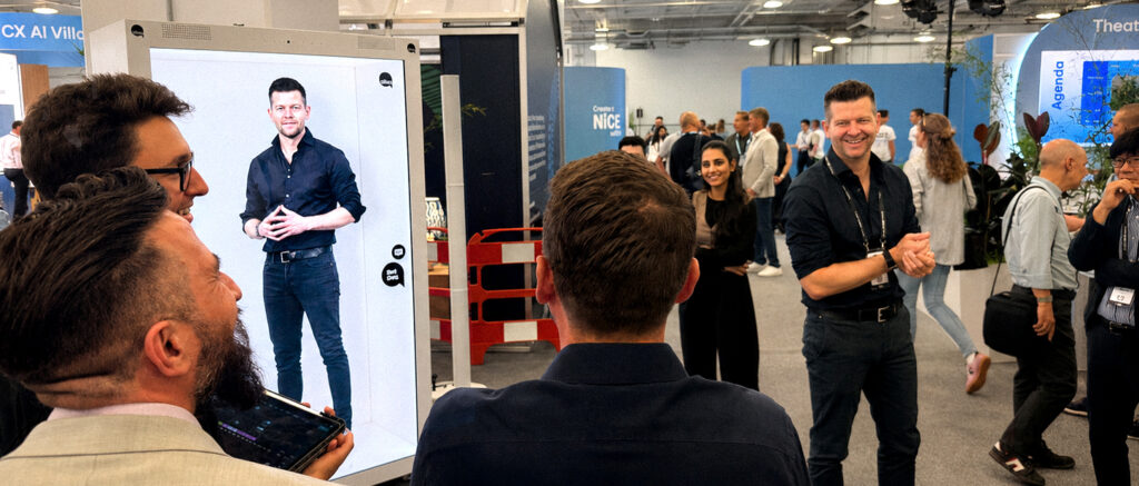 Ailias digital human of Philipp Heltewig, Chief AI Officer at NiCE, for NiCE World London,