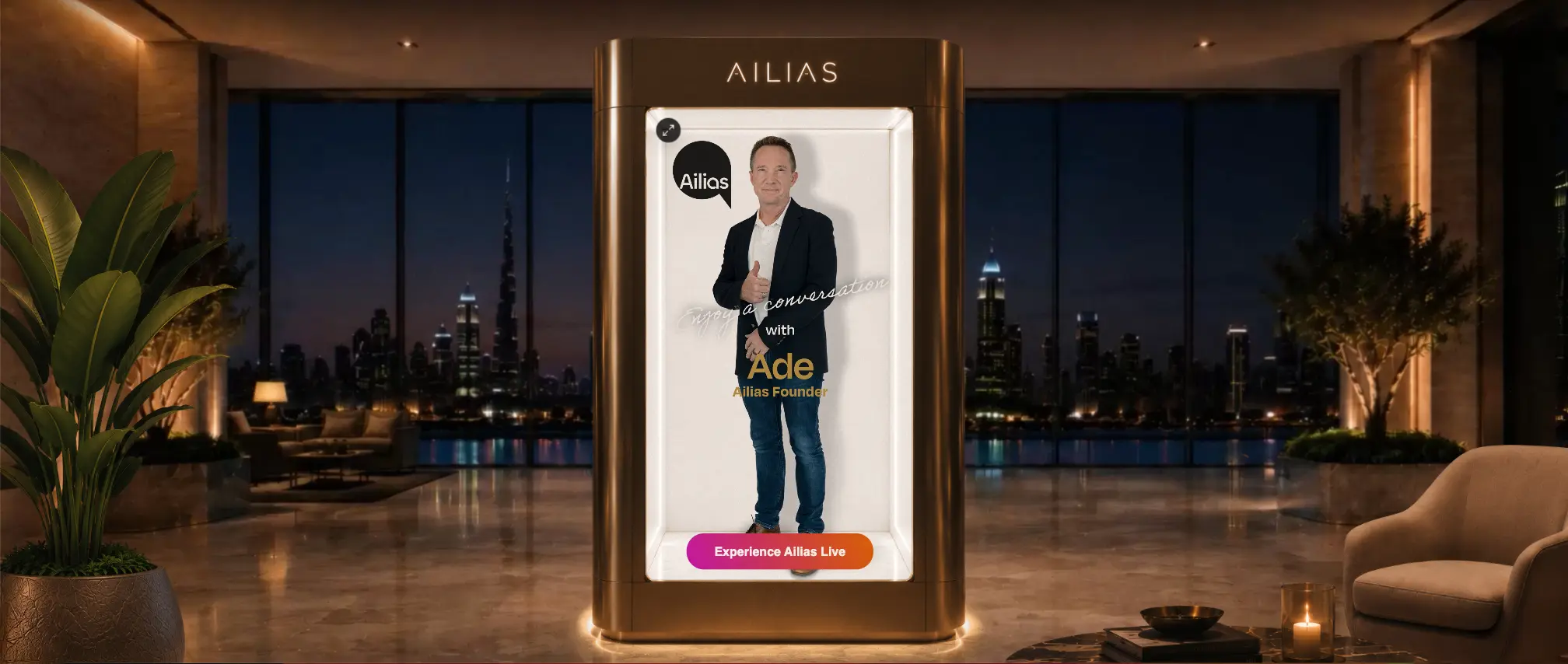 Test Ailias software live. Experience digital humans by Ailias